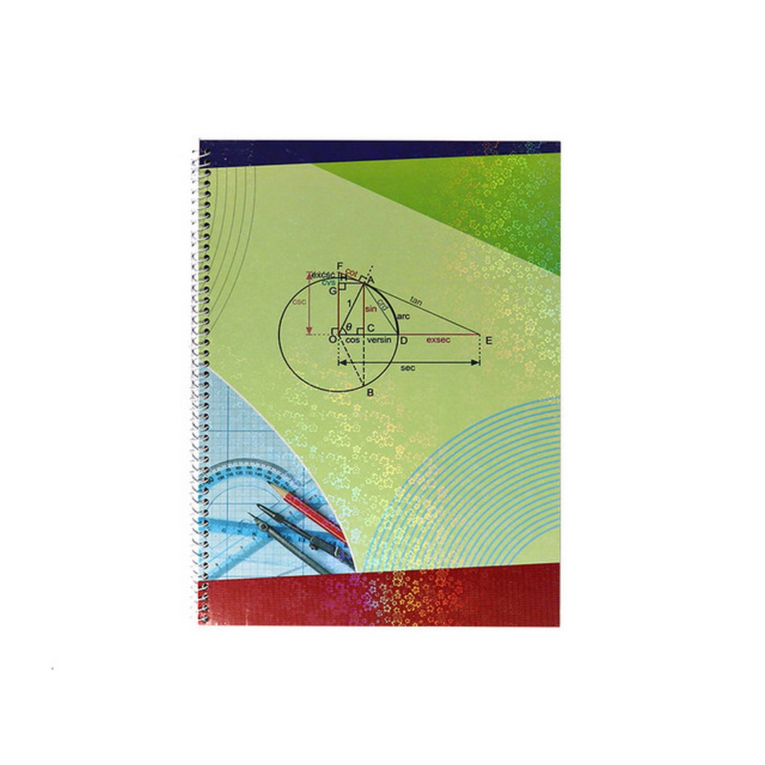 إسكتش سلك A4 - مربعات 0.5 سم - 5 إسكتش - 100 ورقة