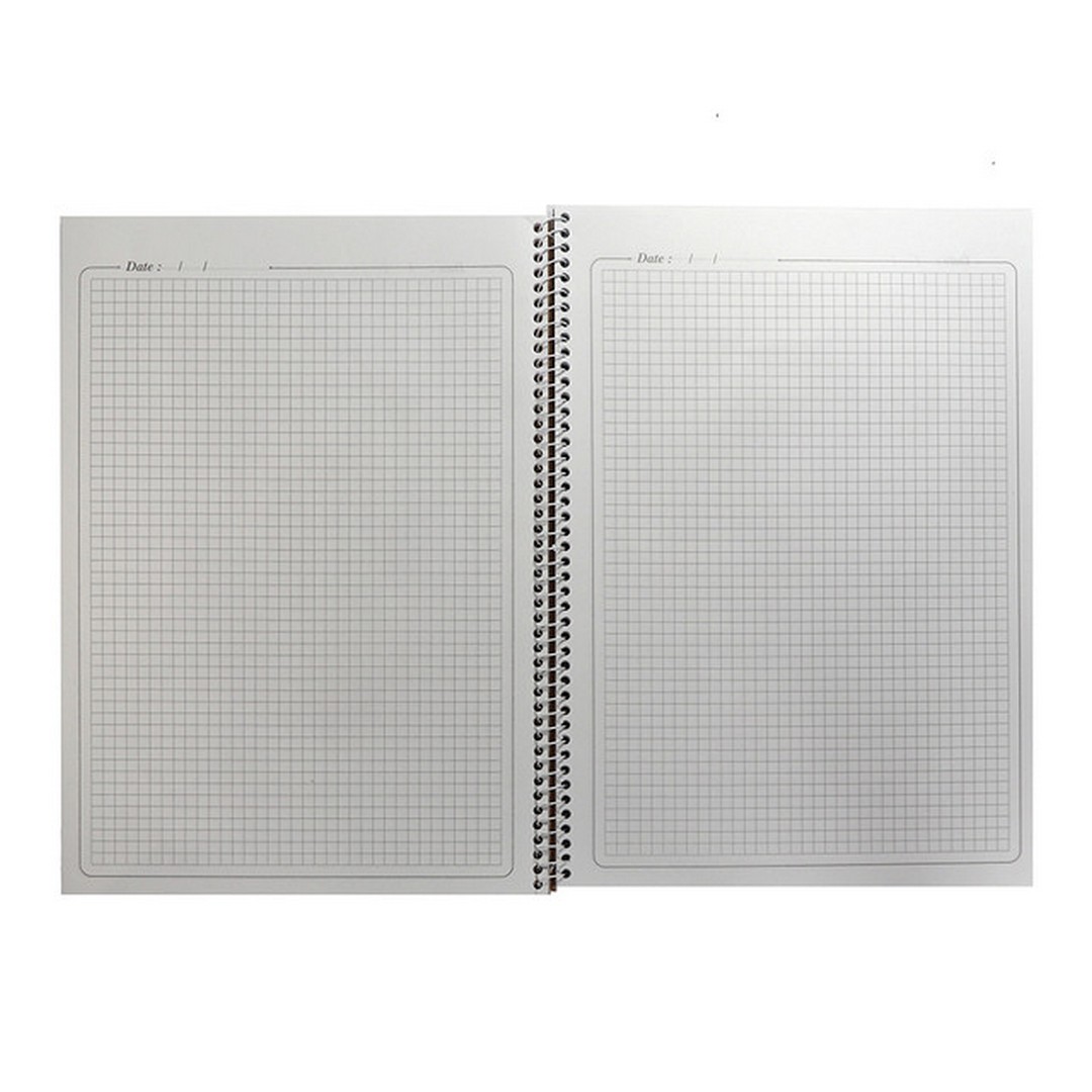 إسكتش سلك A4 - مربعات 0.5 سم - 5 إسكتش - 100 ورقة