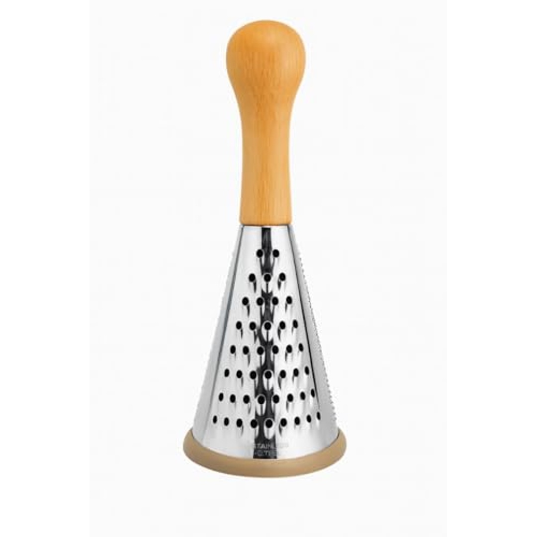 مبشرة طعام مخروطية من الفولاذ المقاوم للصدأ