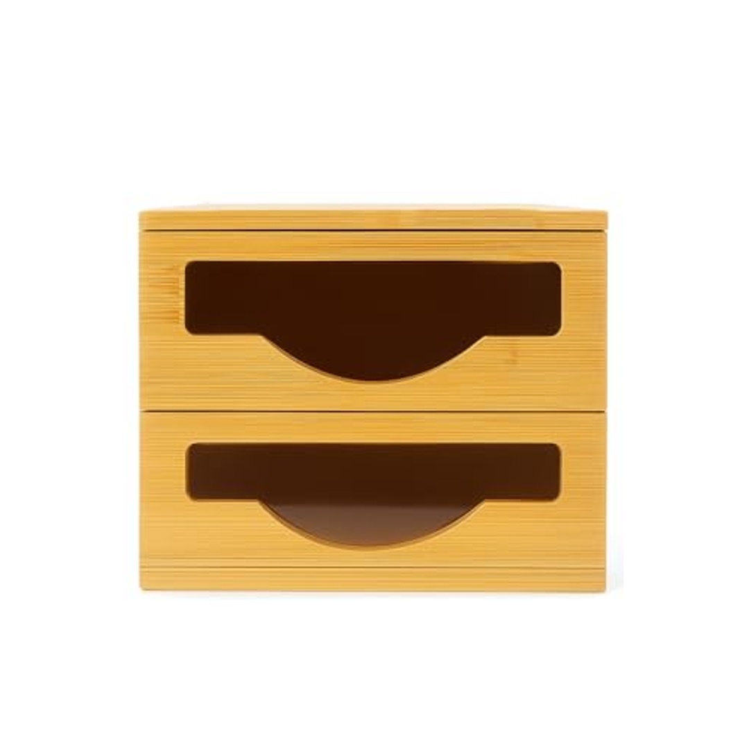 موزع ومنظم مناديل وفويل المطبخ من الخشب - 46363