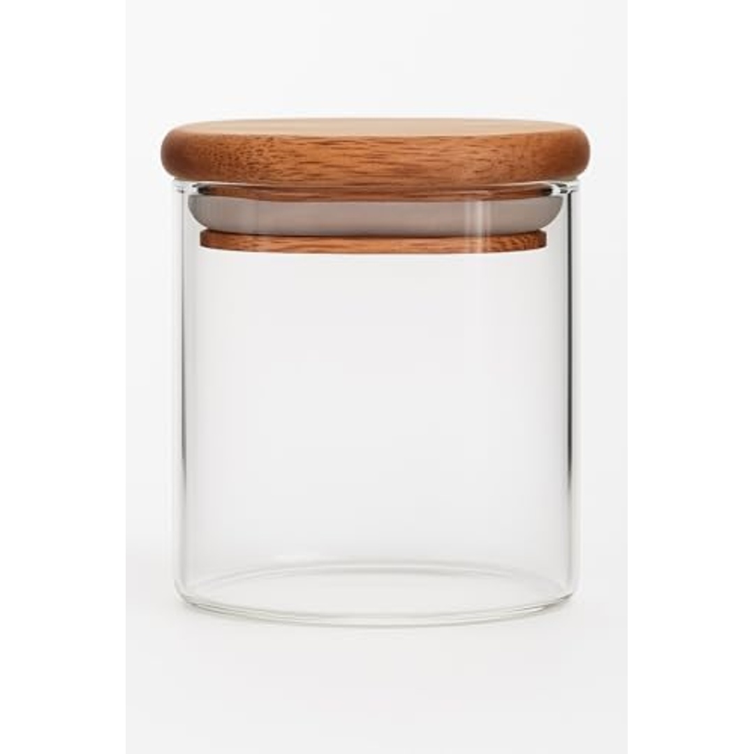 برطمان توابل زجاج شفاف صغير - 60x80 ملم