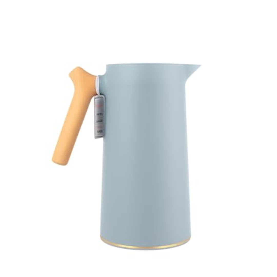 ترمس حراري ستانلس ستيل معزول بزر ضغط أمان - 1 لتر - 2467