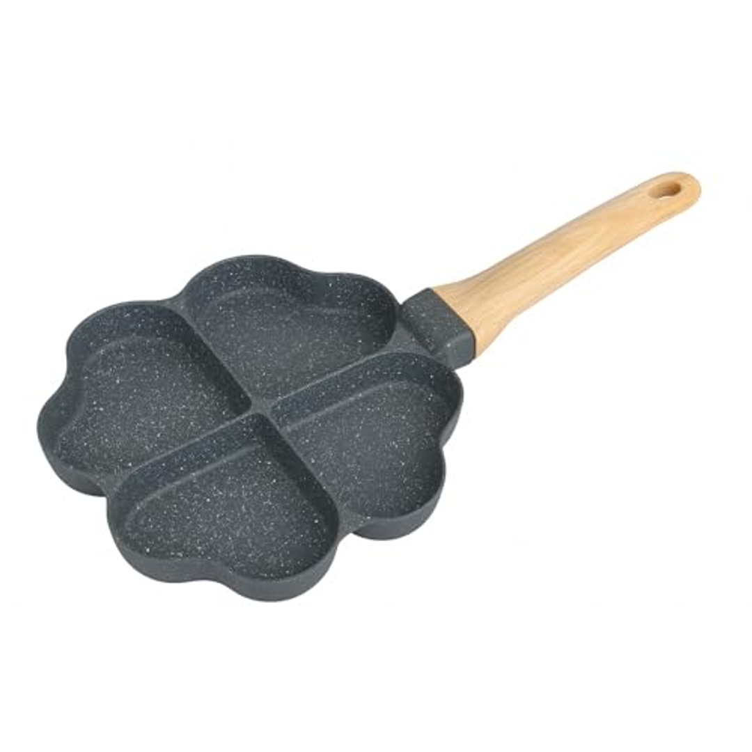 مقلاة صغيرة غير لاصقة لطهي البيض - أسود - 3 11138