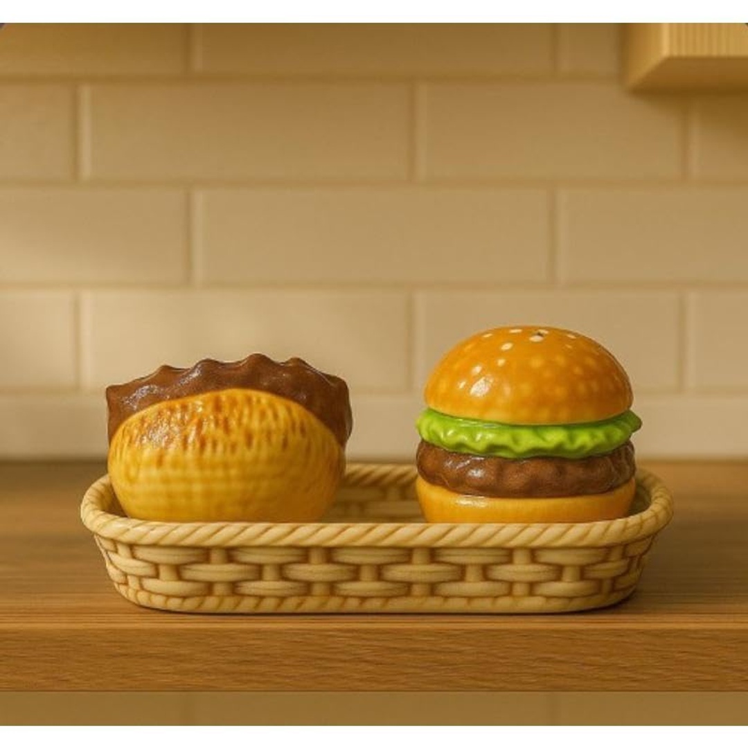 ملاحة سيراميك علي شكل برجل مع حامل