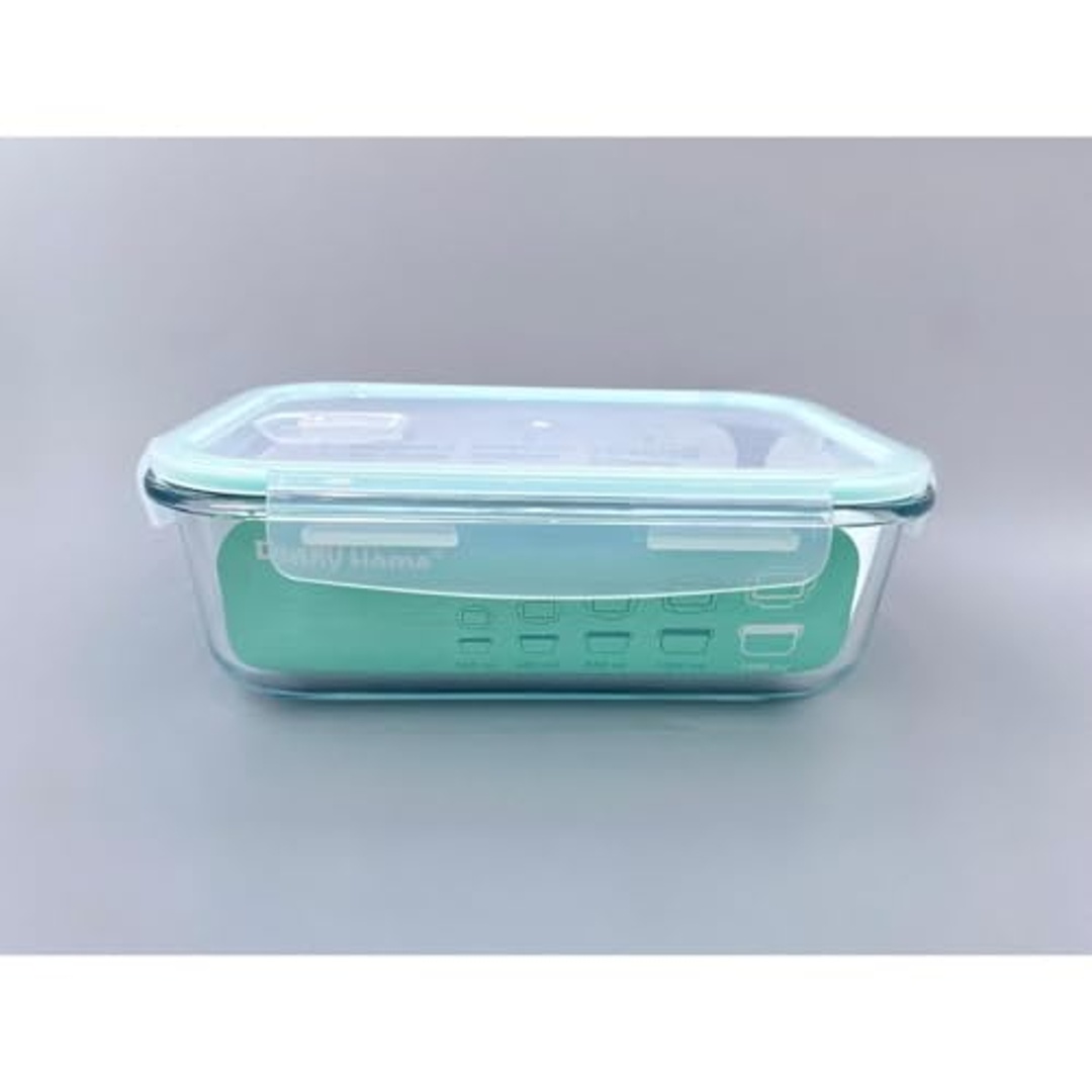 علبة ثلاجة زجاجية محكمة الغلق من داني هوم - 750 مل - BXH06-04