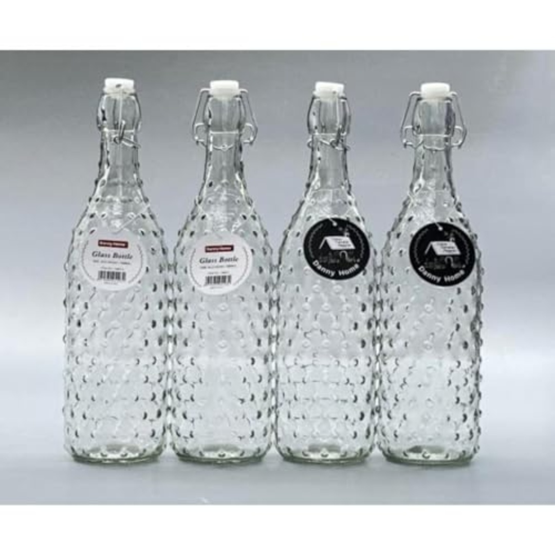 زجاجة مياه زجاجية داني هوم - 1000 مل - 1966-03