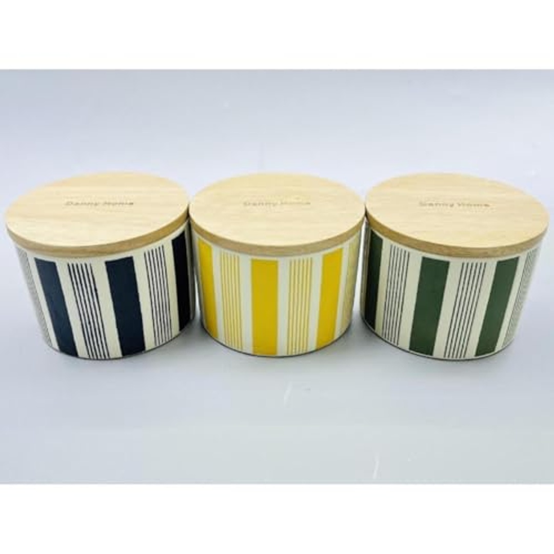 طقم توابل زجاجي داني هوم - 3 قطع - 300 مل - T05-95