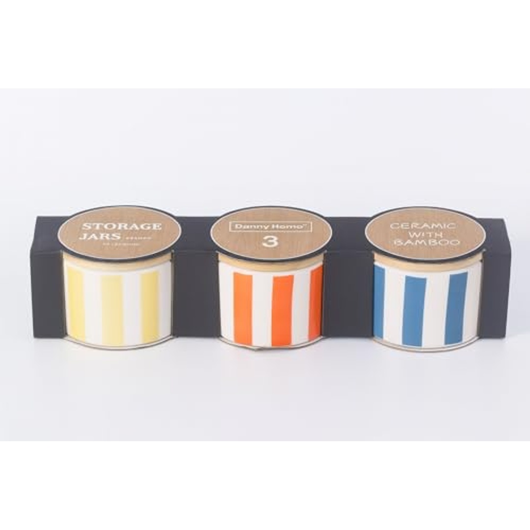 طقم توابل زجاجي داني هوم - 3 قطع - 100 مل - T05-94