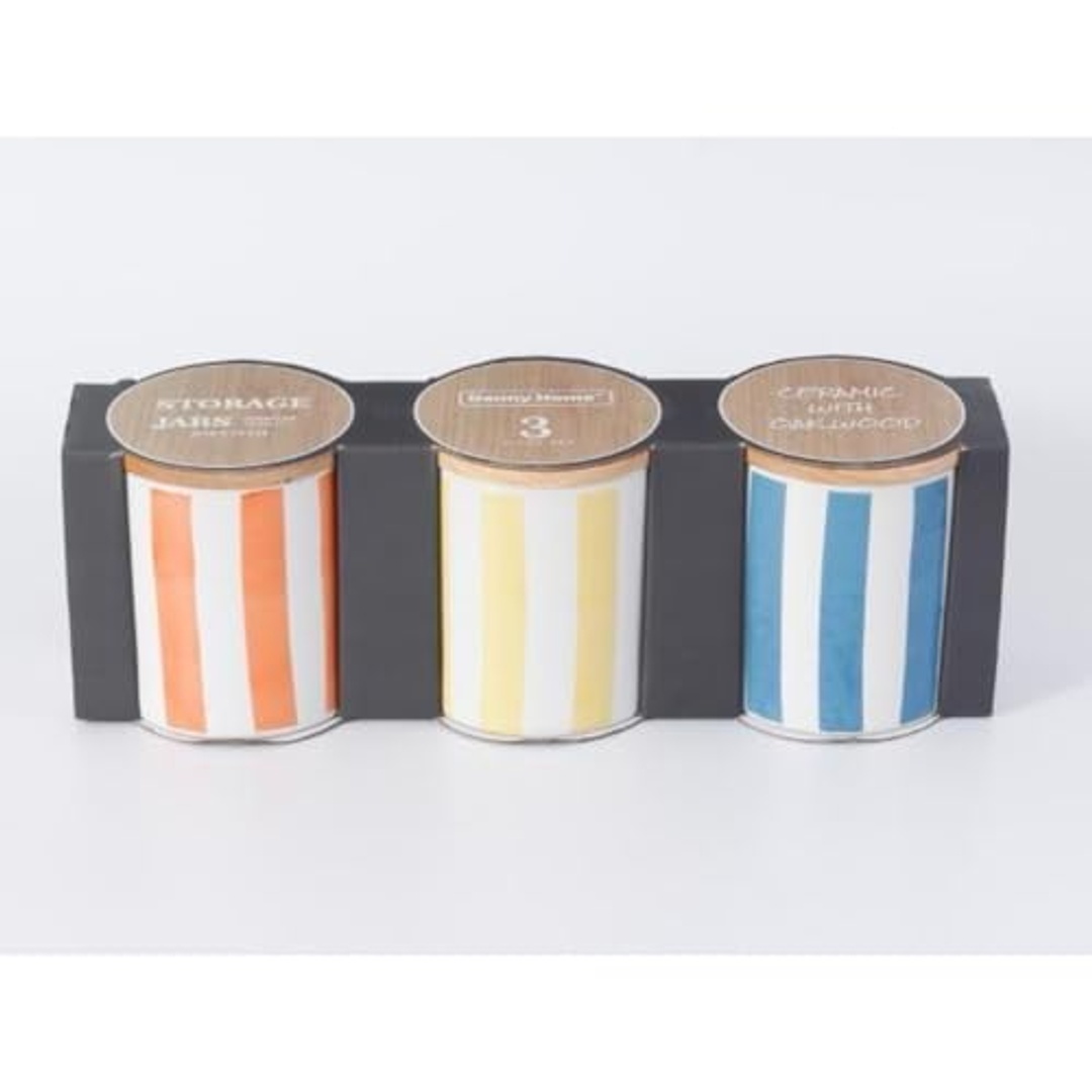 طقم توابل سيراميك داني هوم - 3 قطع - 200 مل