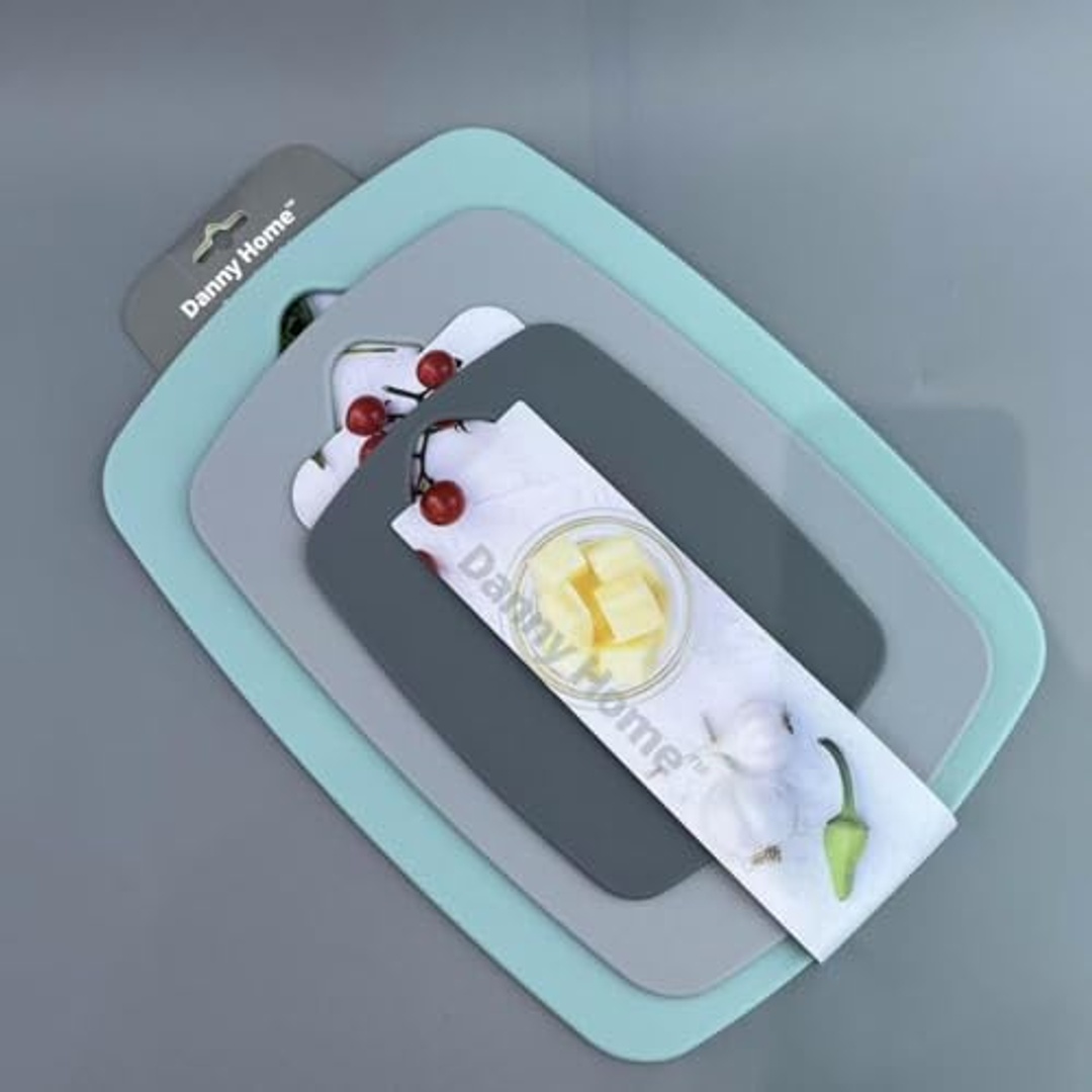 مجموعة 3 ألواح تقطيع بلاستيكية داني هوم - DH3015