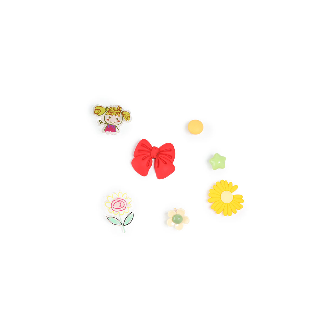 أكسسوارات كروكس حريمي و بناتي - 7 قطع