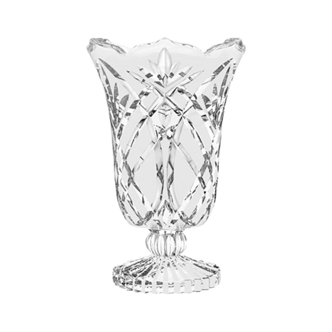 فازة لافندر - قطعة واحدة - زجاج شفاف