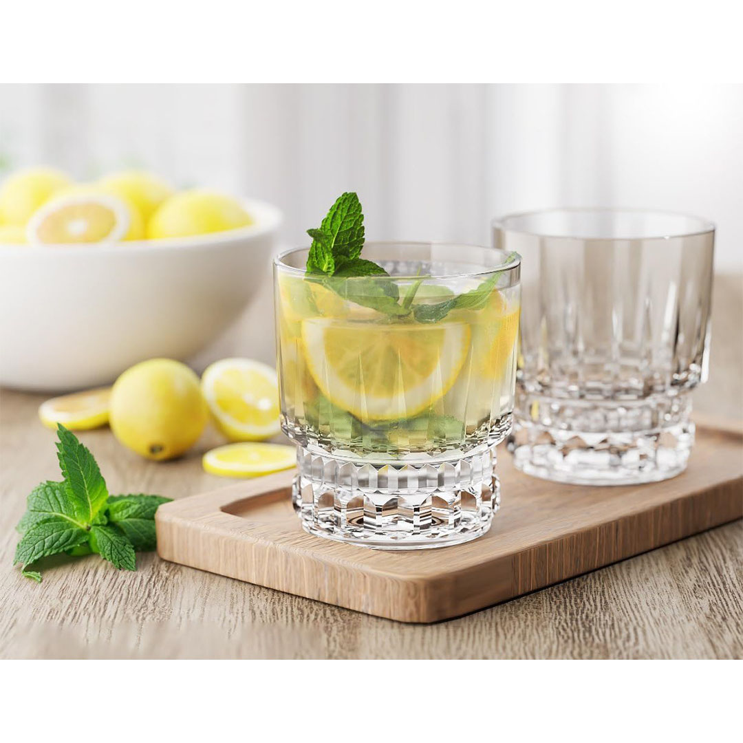 طقم أكواب قهوة ليندا - 6 قطع - زجاج شفاف