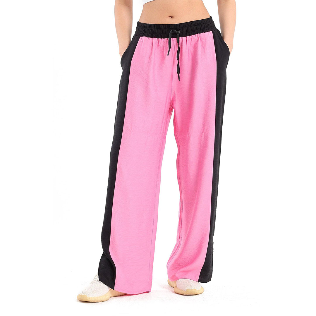 بنطلون واسع حريمي بفتحة من الجنب 17135