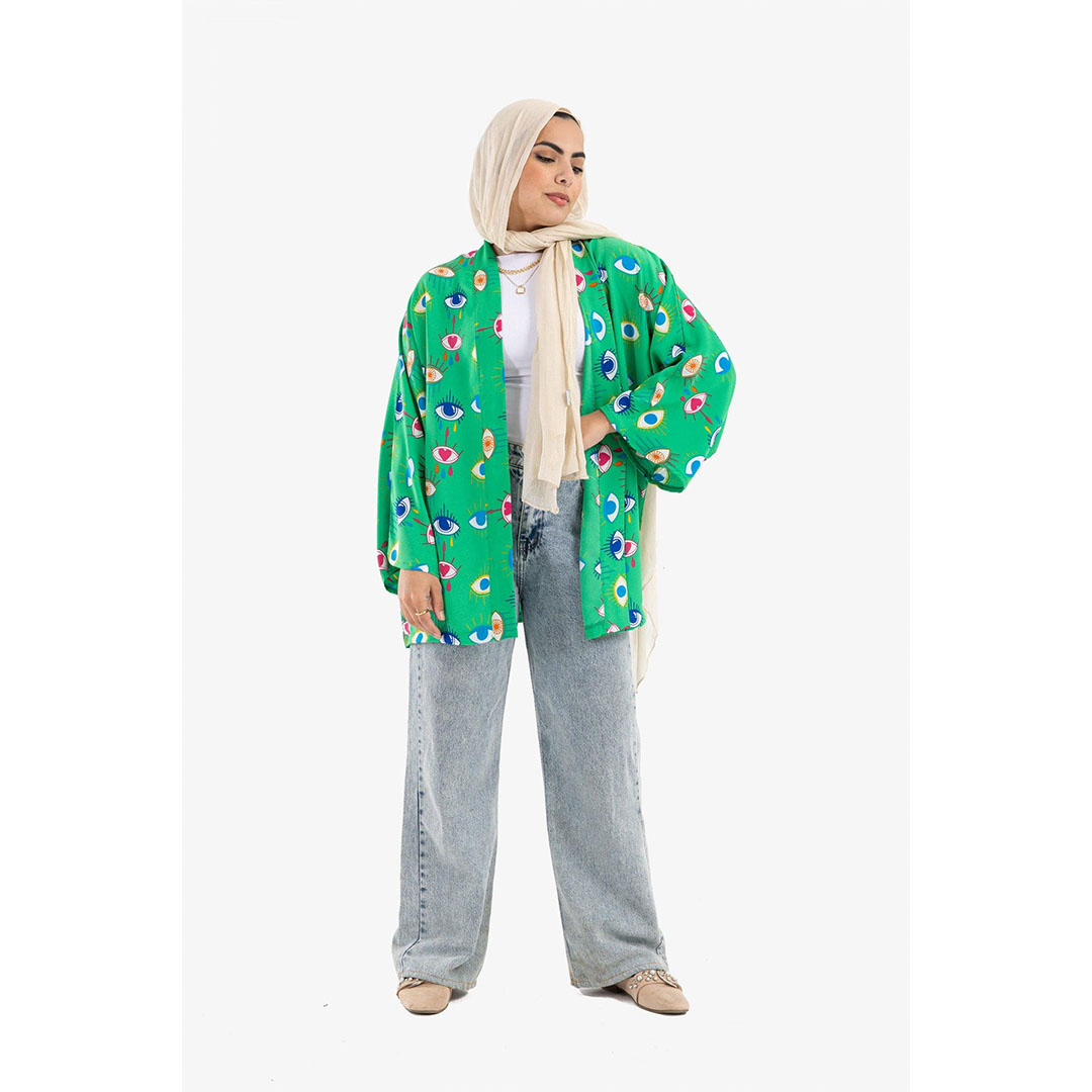 كيمونو مفتوح شكل عيون حريمي 17350