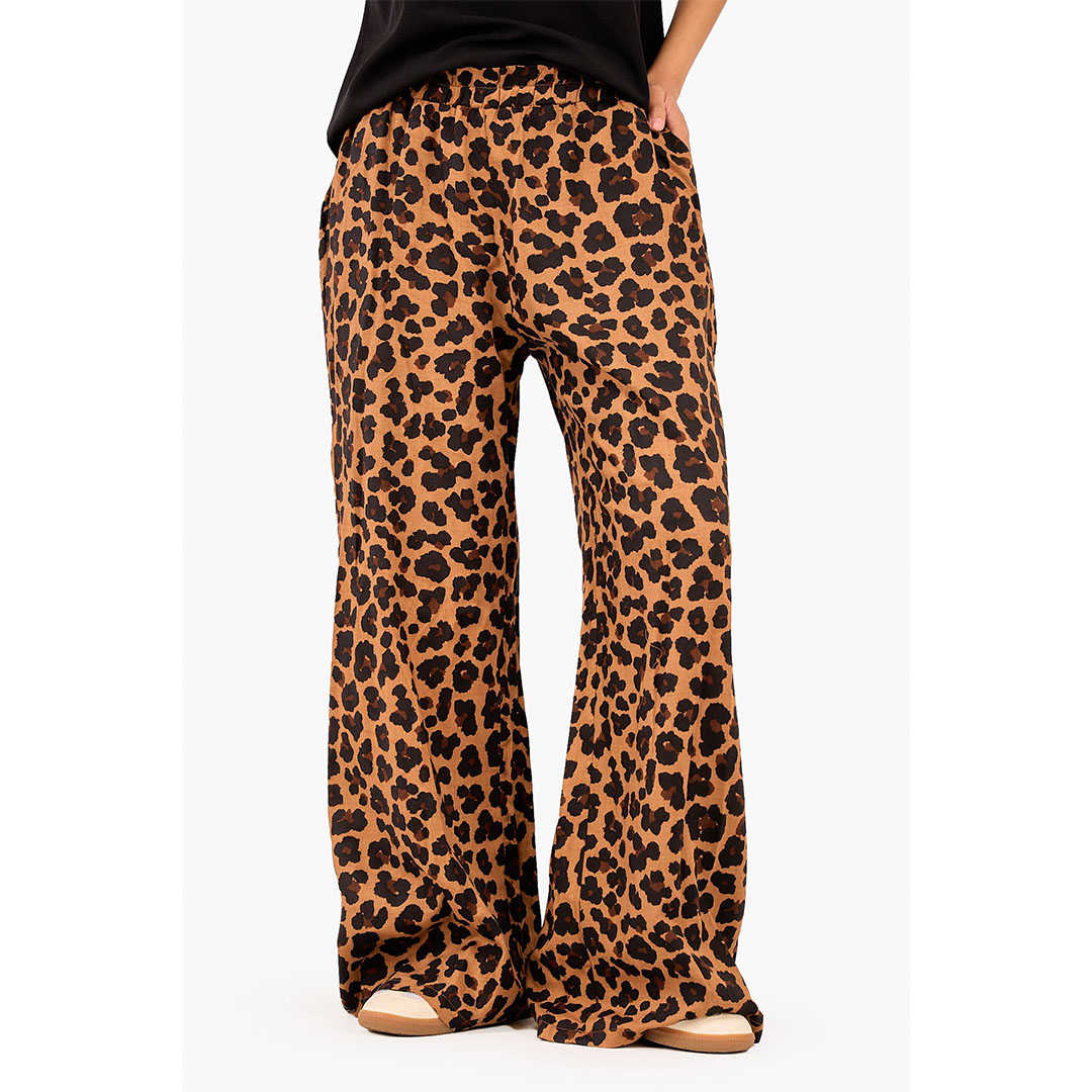 بنطلون تنسل بطبعة جلد النمر حريمي 17780