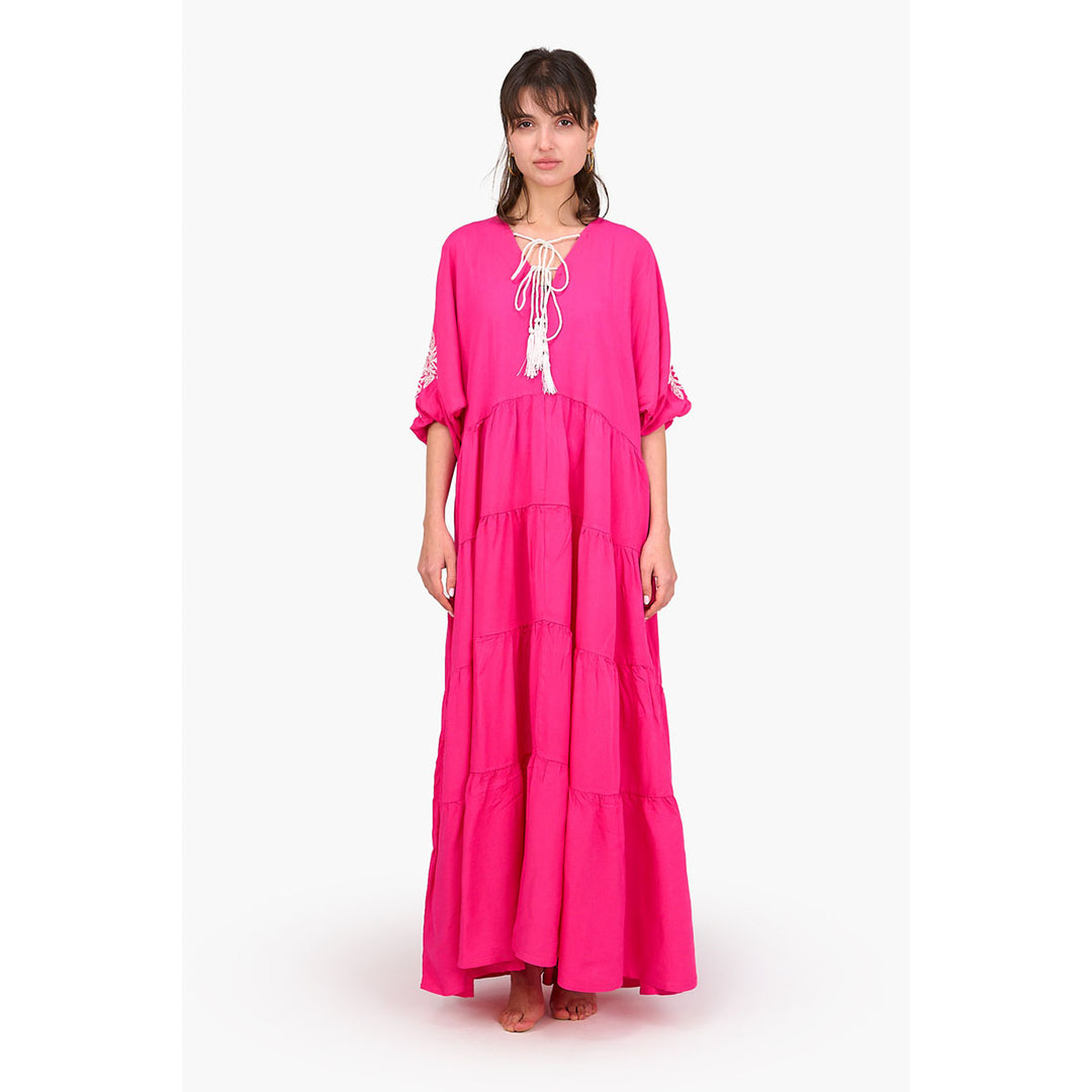 فستان حريمي مطرز 17834