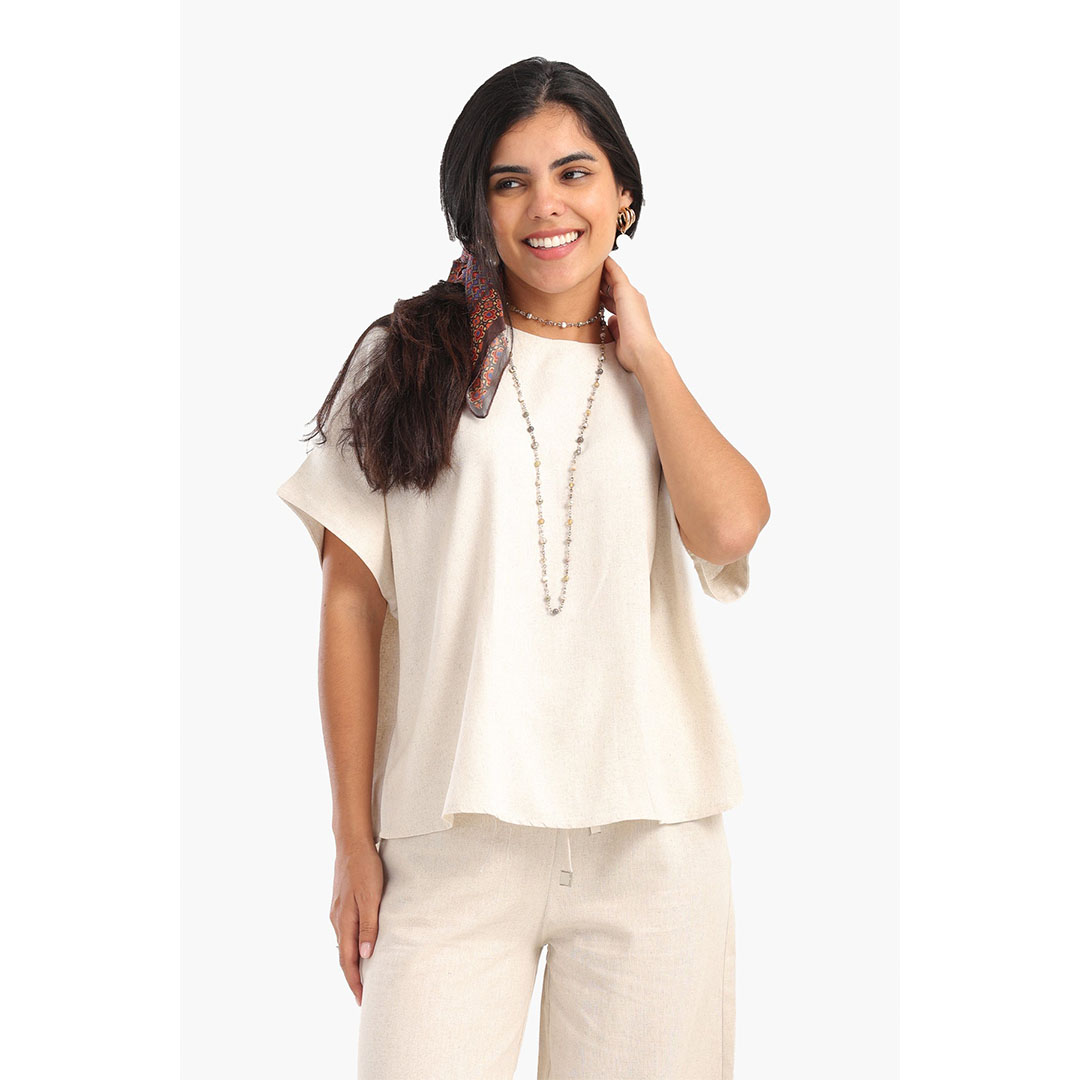 بلوزة نصف كم حريمي 17905