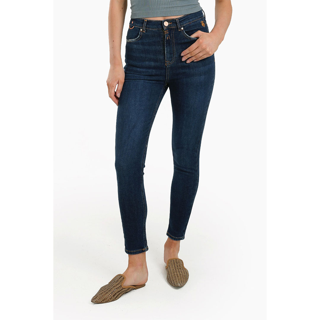 بنطلون جينز سكيني فيت - أزرق 17932