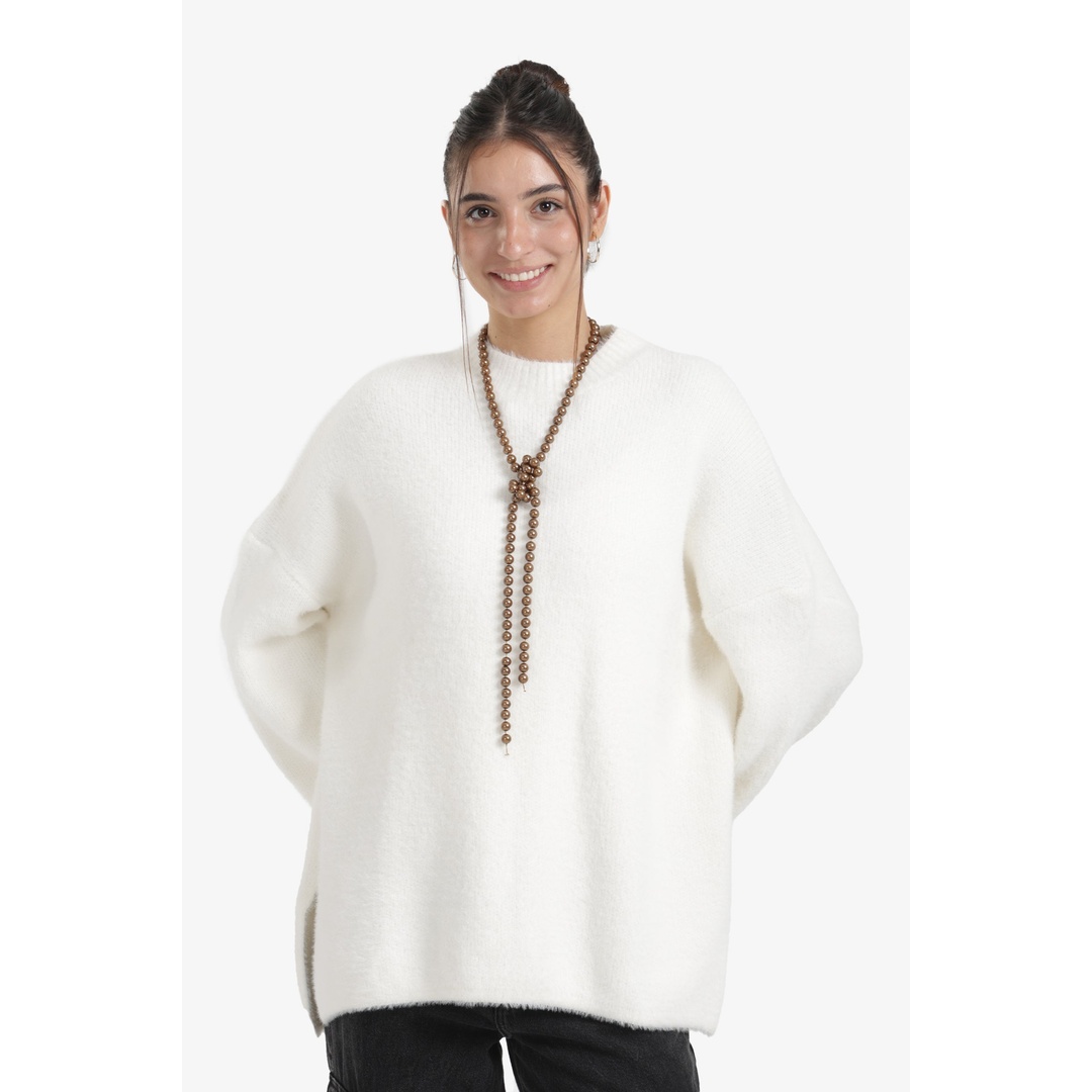 بلوفر صوف مريح حريمي - 18136