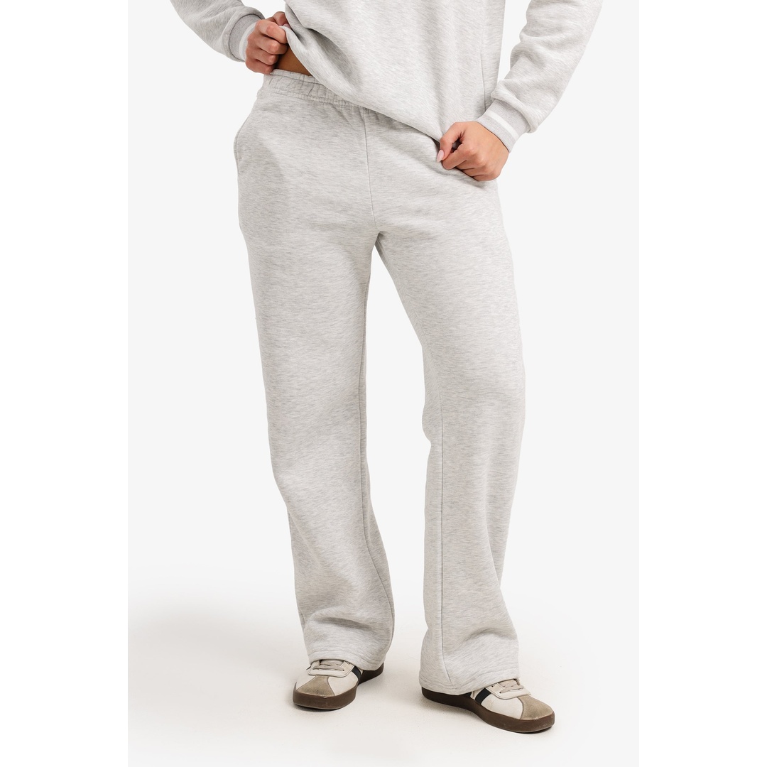 بنطلون رياضي بقصة مستقيمة - رصاصي - 18194