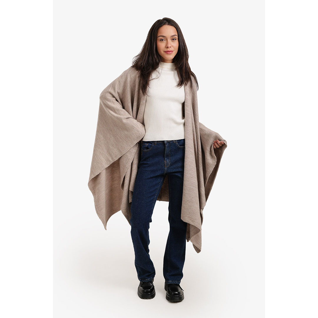 بونشو محبوك طويل حريمي - 18218