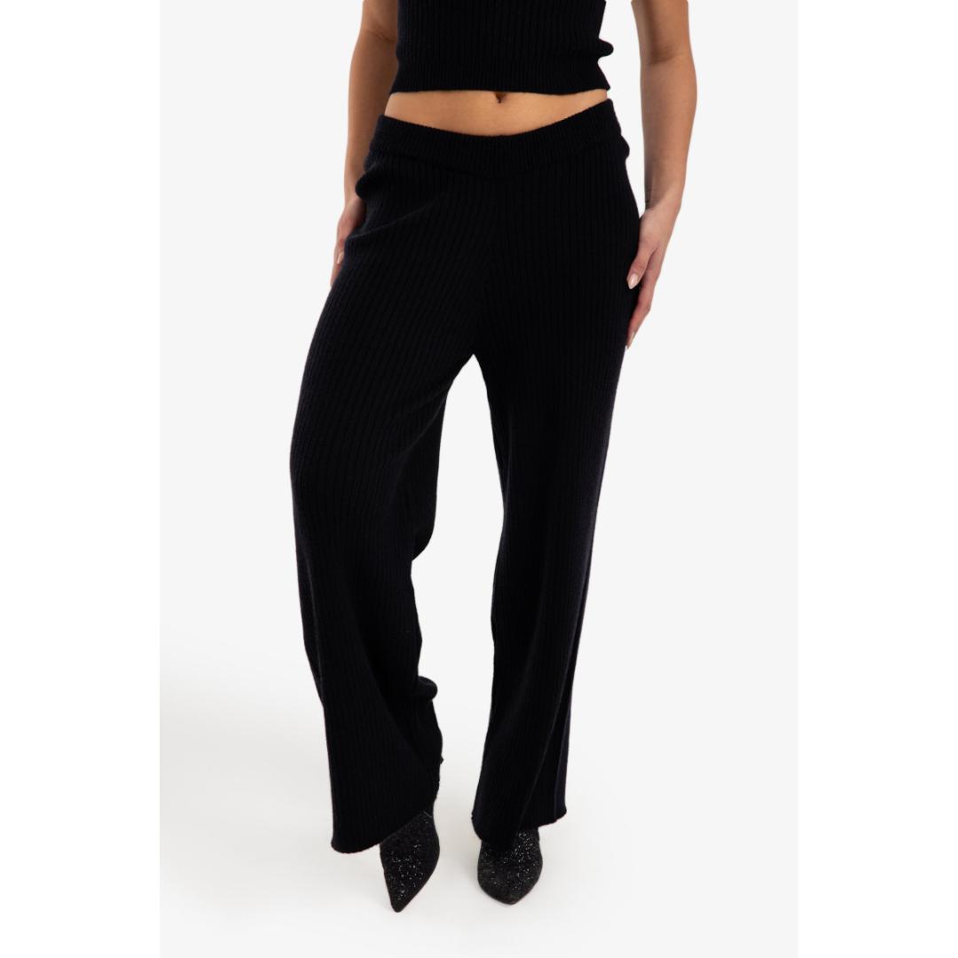 بنطلون رجل واسعة مخطط حريمي - 18284