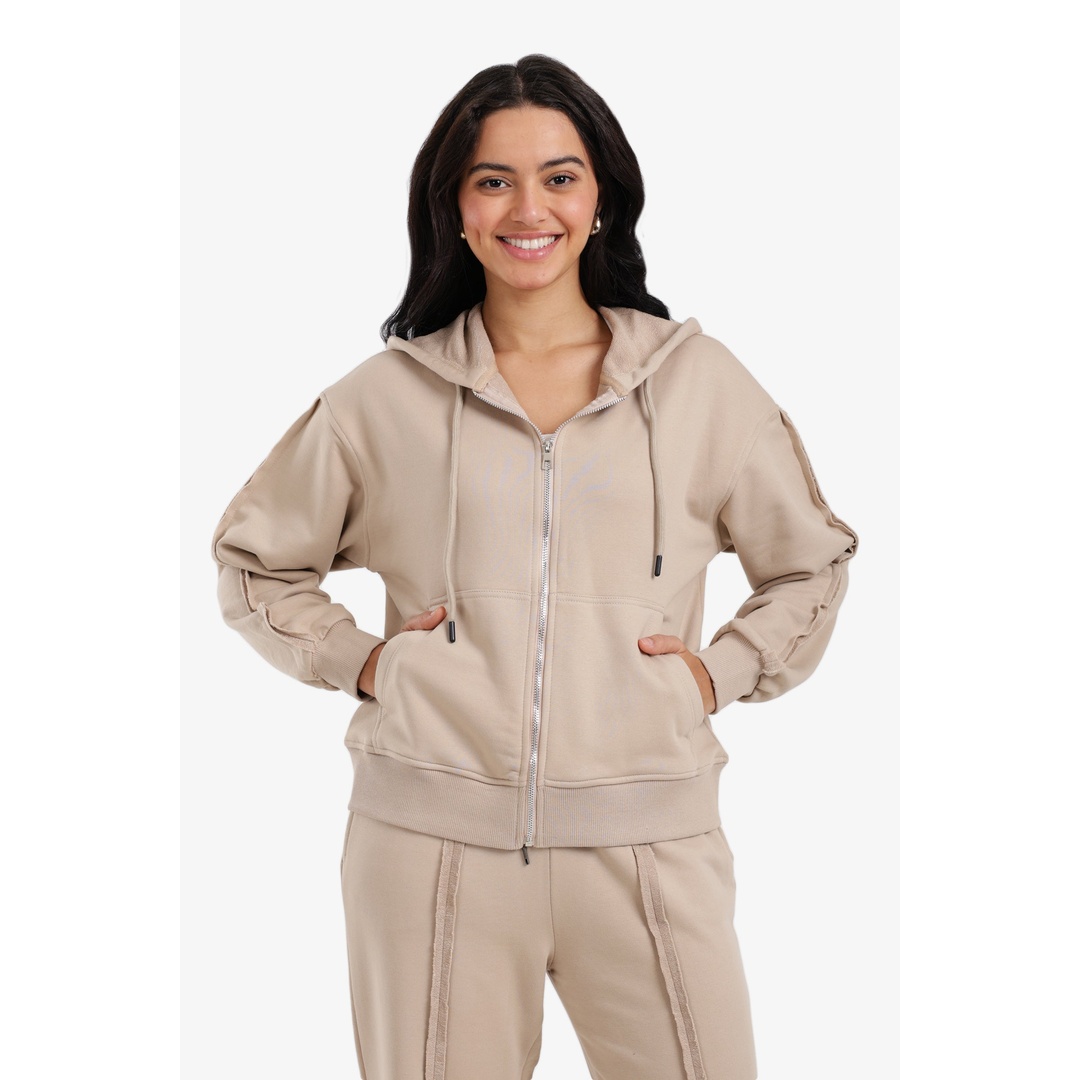 جاكيت استرخاء بسحاب - 18358