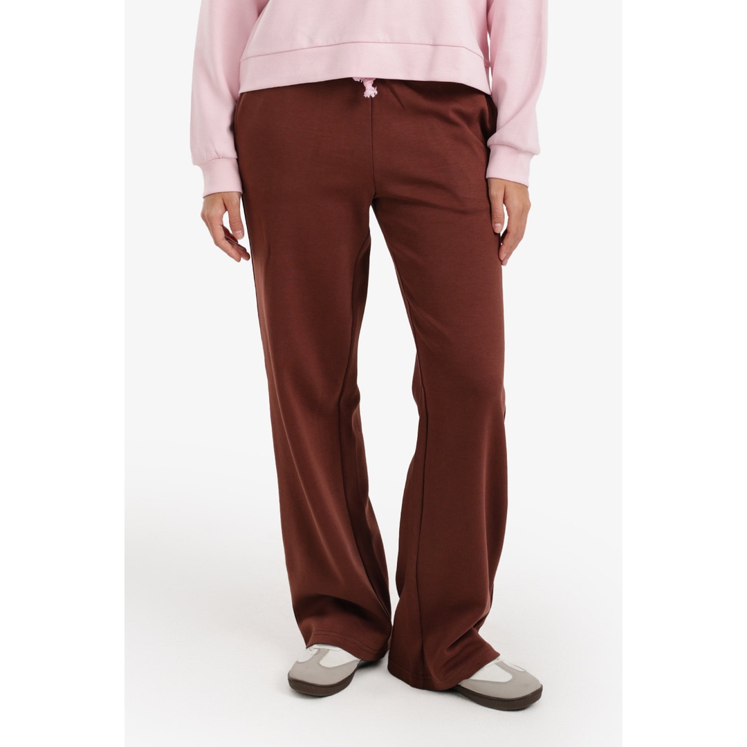 بنطلون رياضي مريح مزود بجيوب - بني - 18383