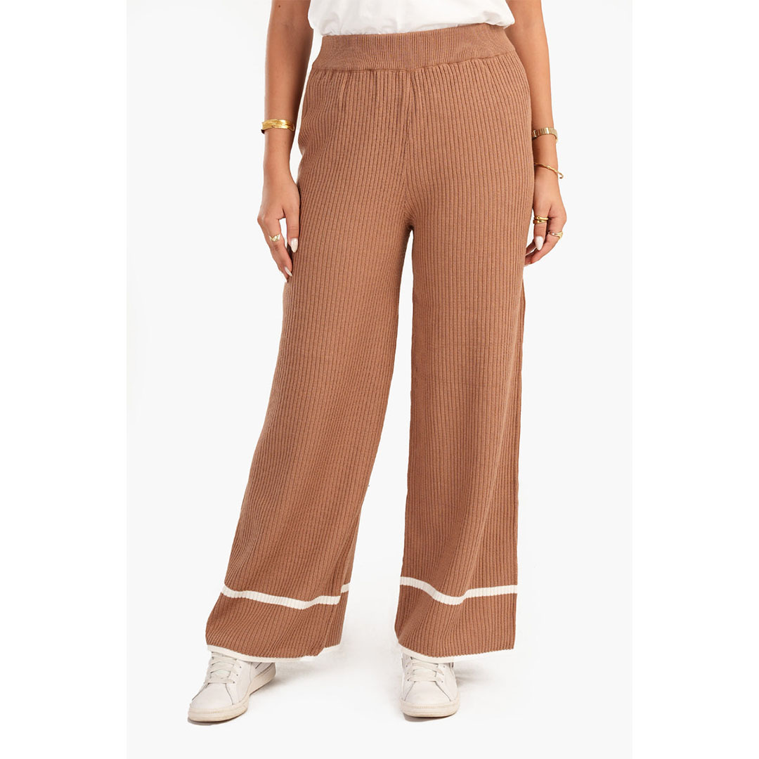 بنطلون بيت حريمي كارينـا مضلع 55788