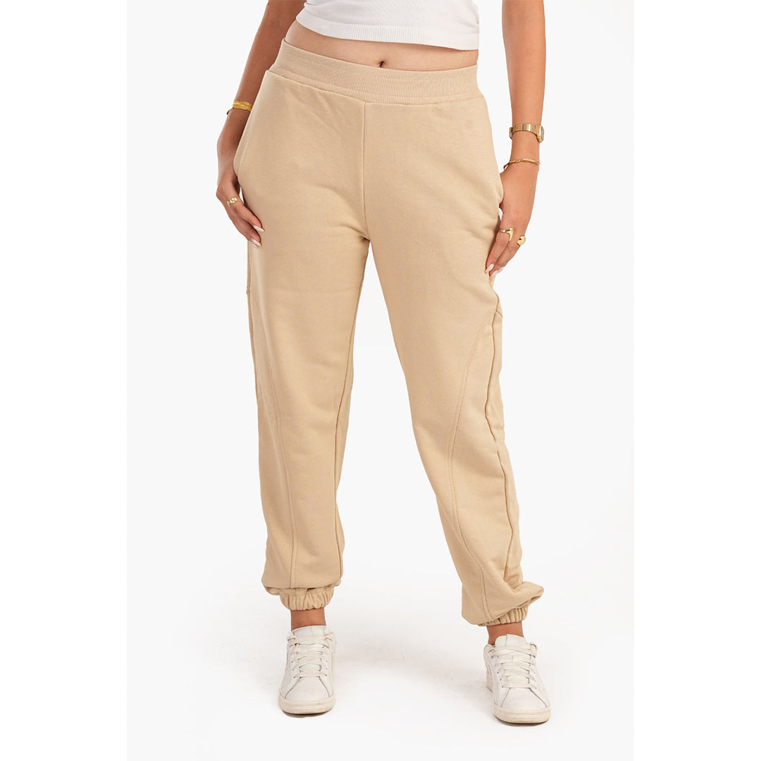 بنطلون بيت ميلتون حريمي - بيج 56002