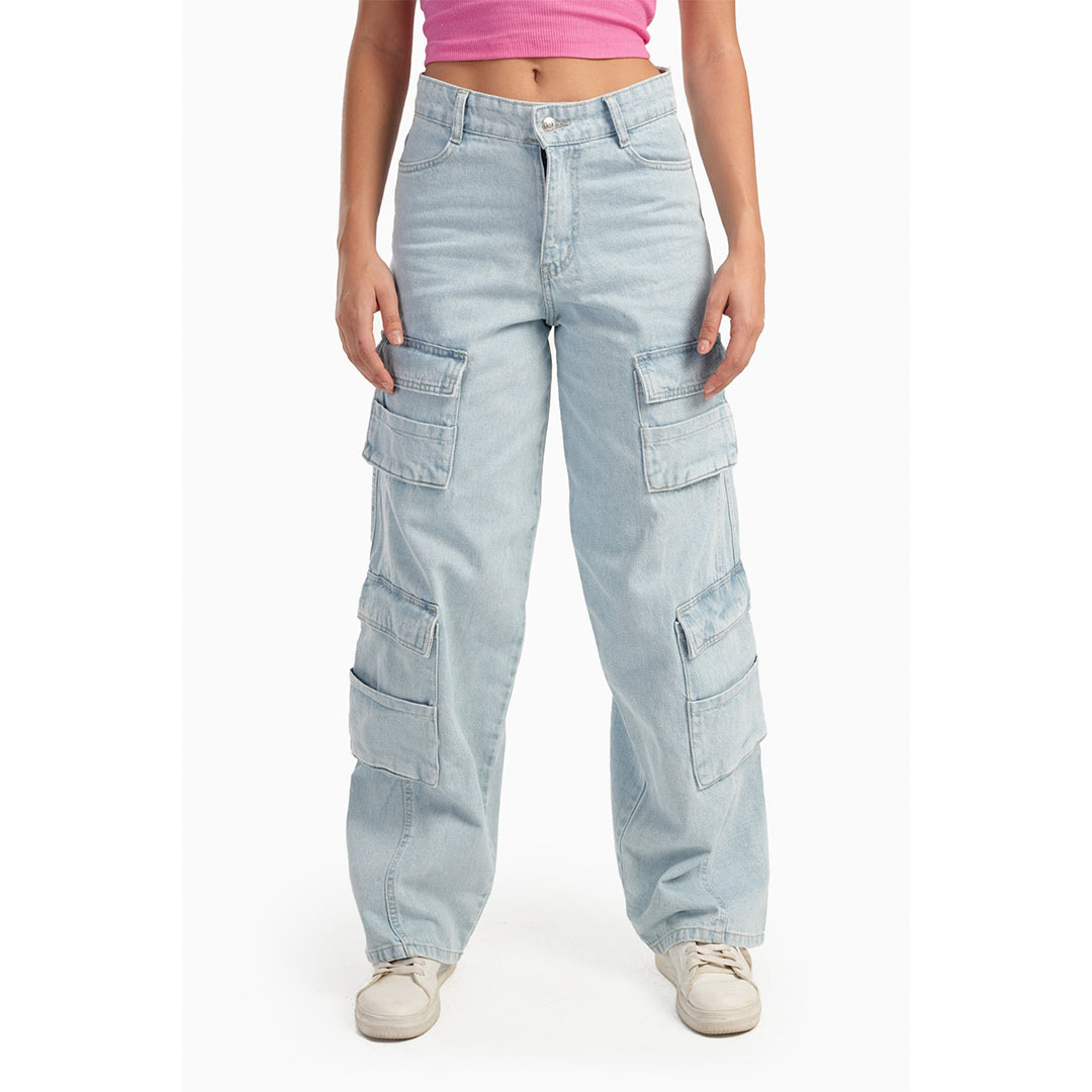 بنطلون كارينا حريمي كارغو - لبني فاتح 56080