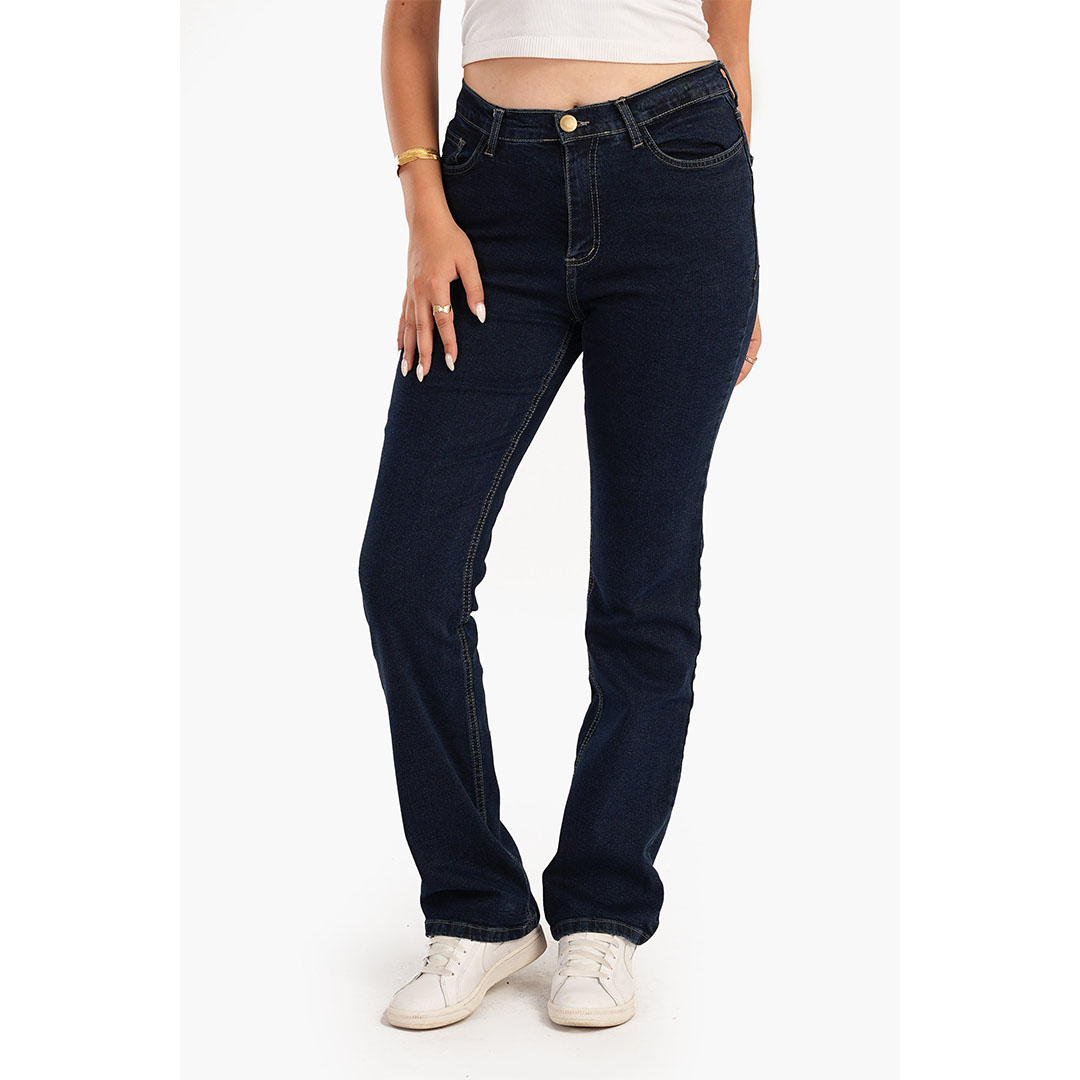 بنطلون جينز قطن حريمي كارينا - أزرق 56082