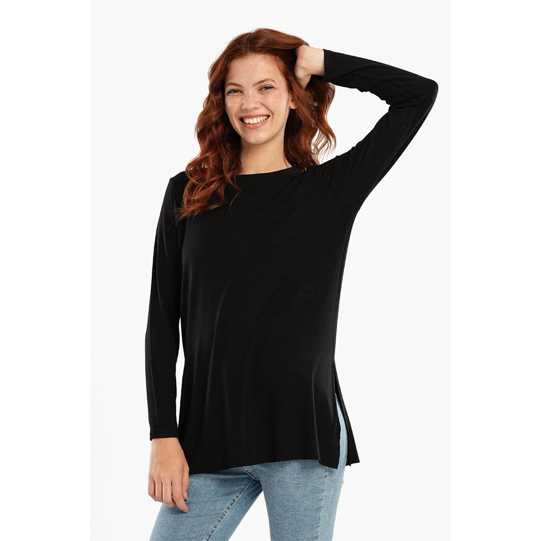 تيشيرت حريمي فيسكوز بكم طويل 56149