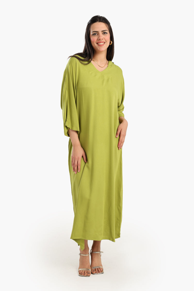 فستان كارينا واسع بفتحة رقبة على شكل حرف V 56419