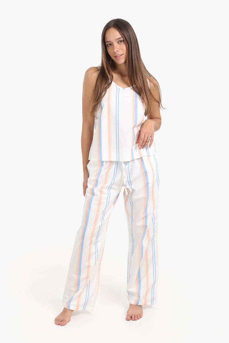 طقم بيجامة كارينا مخطط ملون 56778