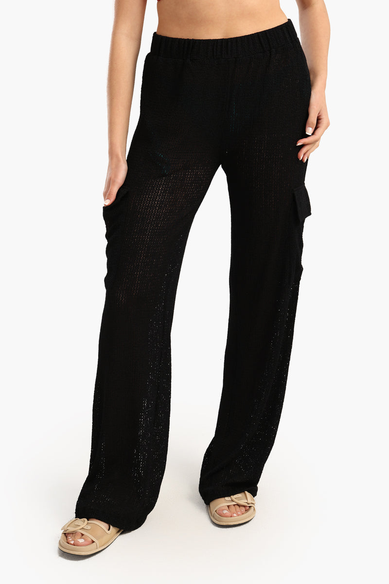 بنطلون شاطئ باجي محبوك من كارينا 56815