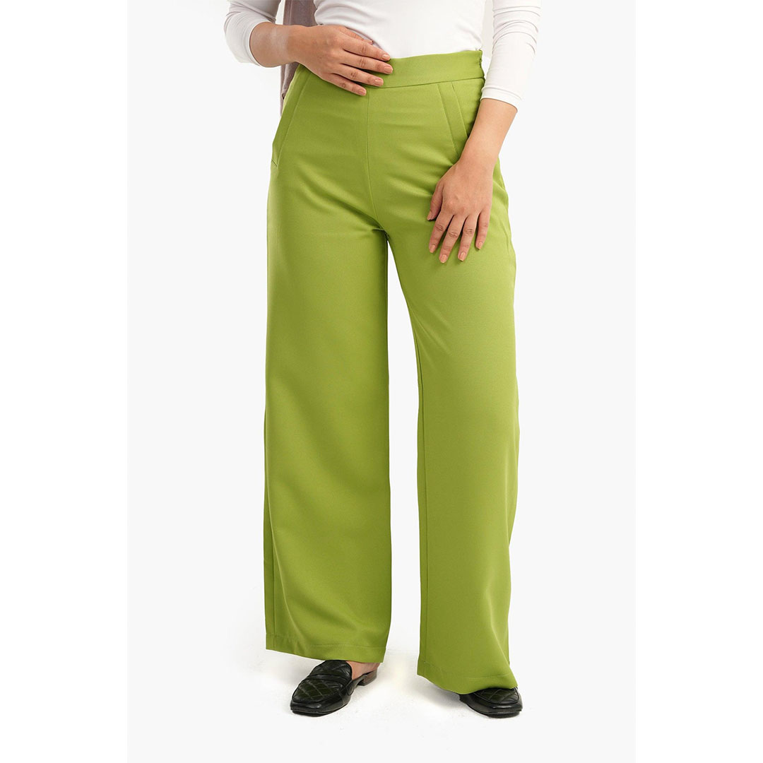 بنطلون بسوسته جانبية حريمي 17452