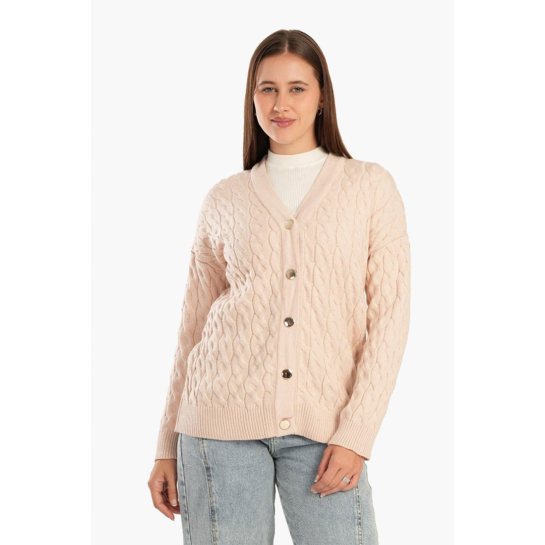 كارديجان صوف بأزراز حريمي 17509