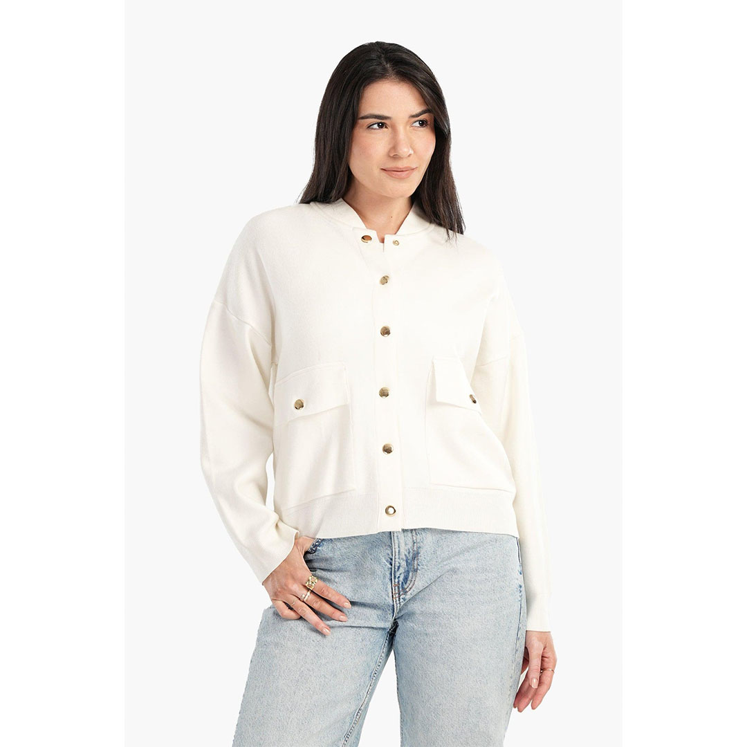 جاكيت صوف بأزرار حريمي 17533