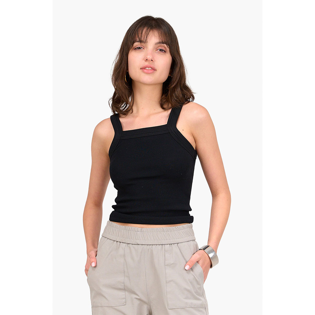 توب بدون أكمام حريمي - أسود 17775