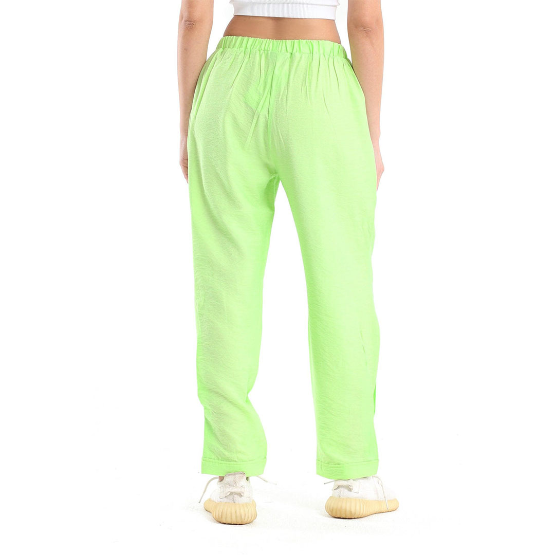 بنطلون بوي فريند حريمي كتان 17153