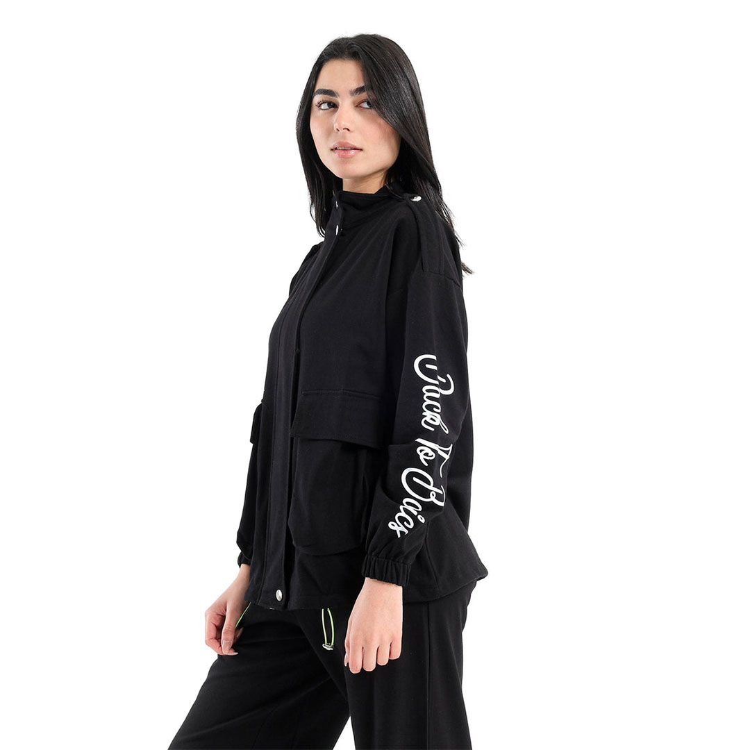 جاكيت خريفي طويل حريمي 17271