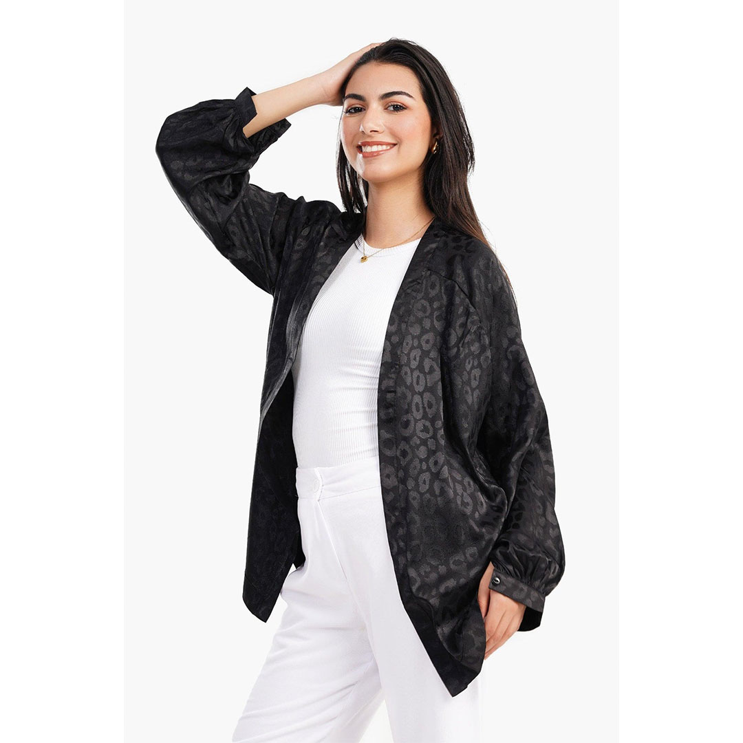 كرديجان مفتوح مطبوع حريمي 17285