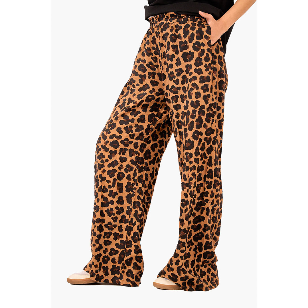 بنطلون تنسل بطبعة جلد النمر حريمي 17780