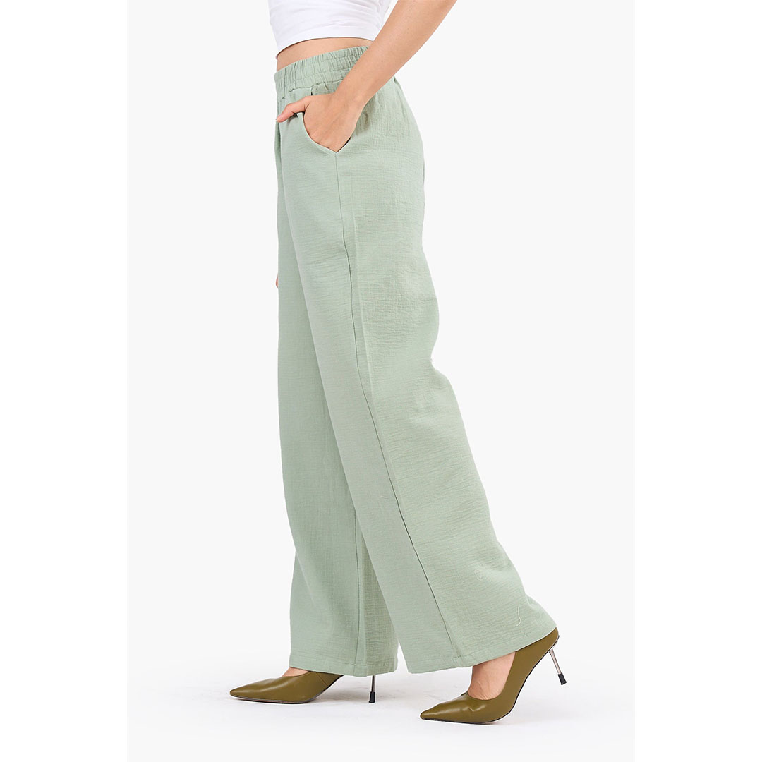 بنطلون تنسل واسع الساق 17821