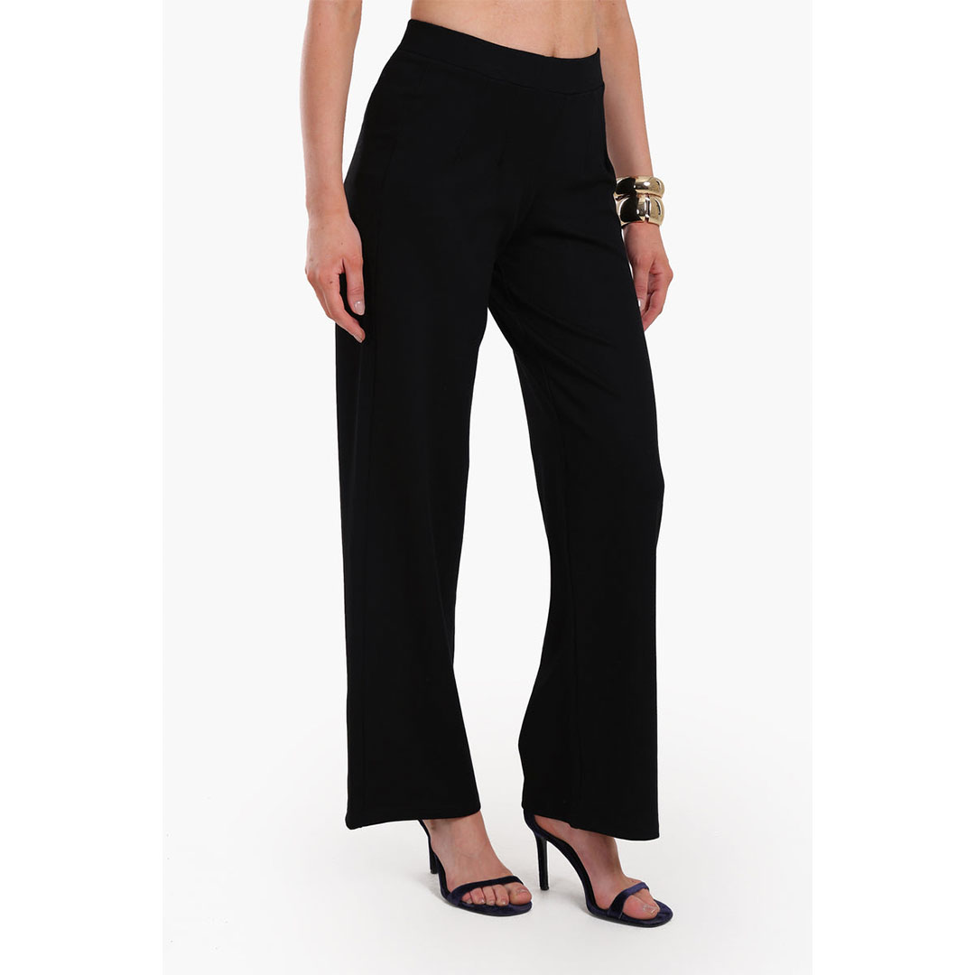 بنطلون جيرسي حريمي - أسود