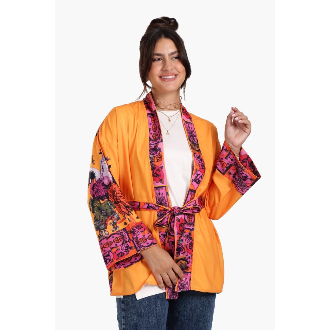 كيمونو منقوش حريمي - 18102