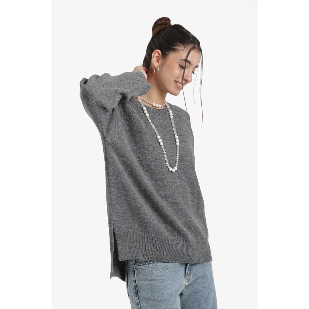 بلوفر سادة مريح حريمي