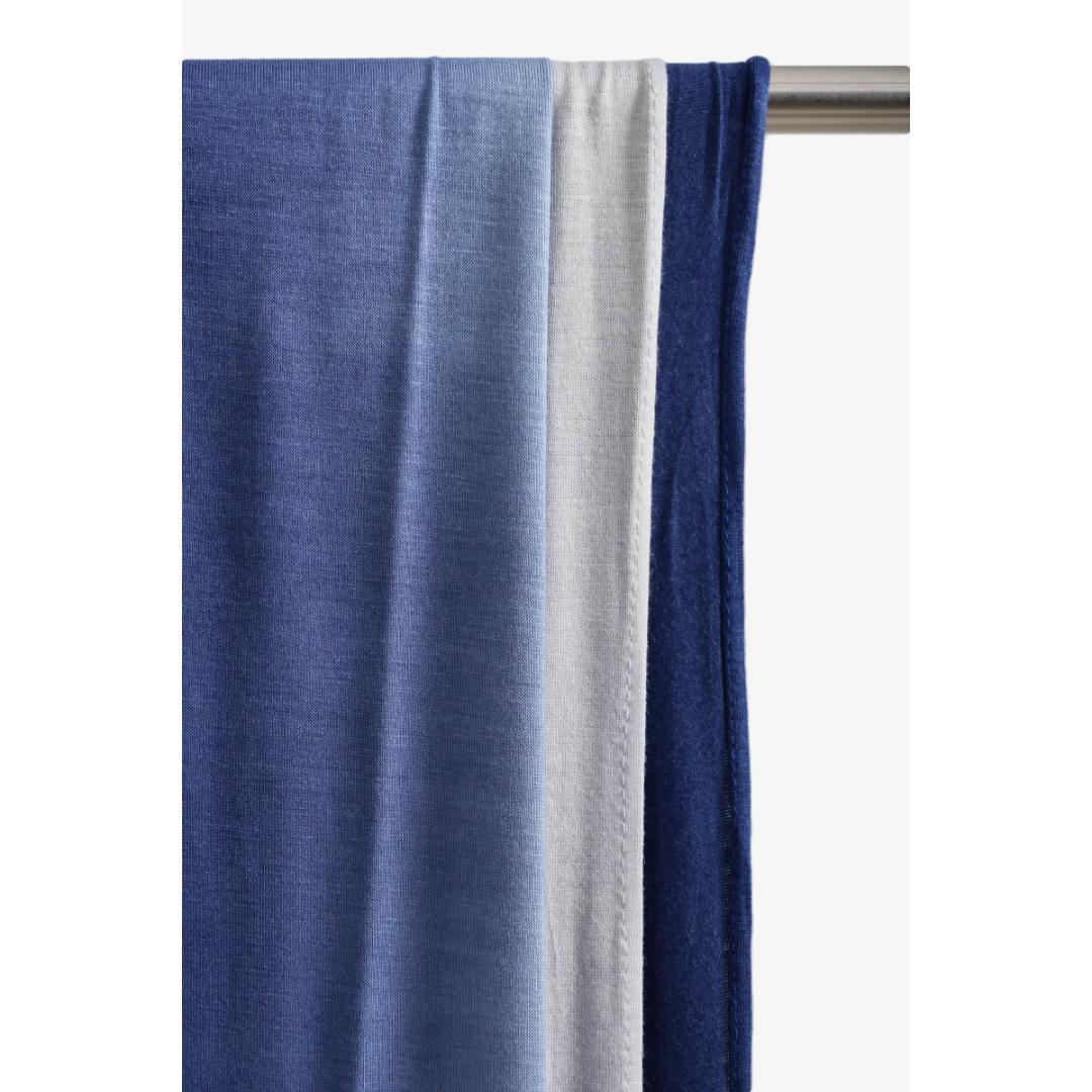 شال مستطيل ثنائي اللون حريمي - 18155